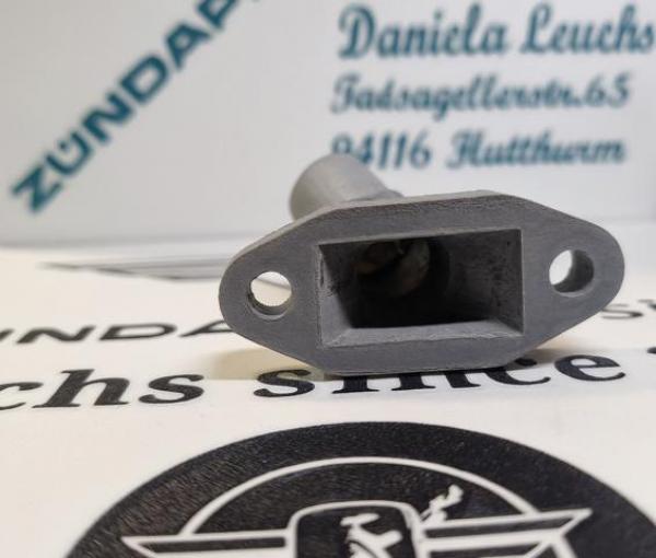 Zündapp Ansaugstutzen für ZD 40 ZS ZL ZX X 25 ZE 40 - mit 15mm BING oder VM13 Mikuni Vergaser 278-04.114